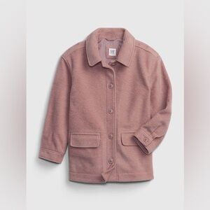GAP Kids Boucle Coat - Mauve - M